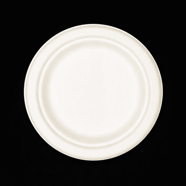 Sugarcane Plate 7" round - 500pcs