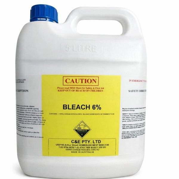 bleach 6% liquid 5L
