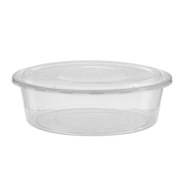 Round Containers 2500ml Base with Lid - 1ctn (90pcs)