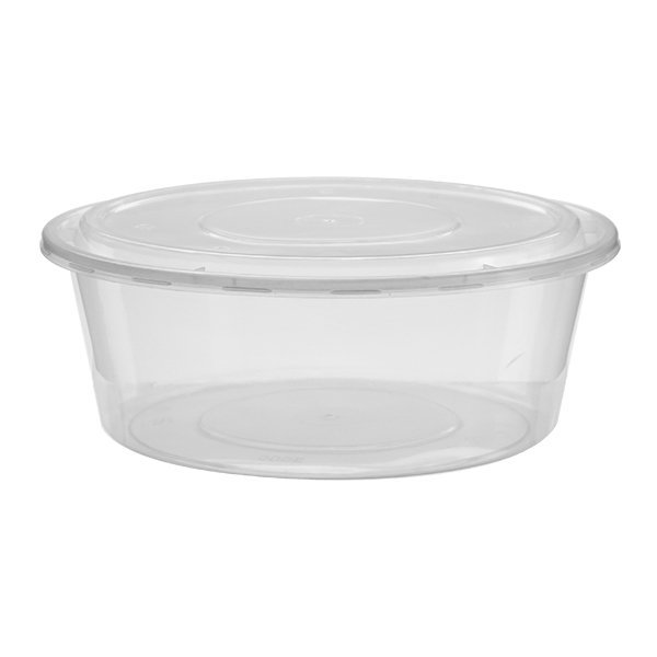 Round Containers 3000ml Base with Lid - 1ctn (90pcs)
