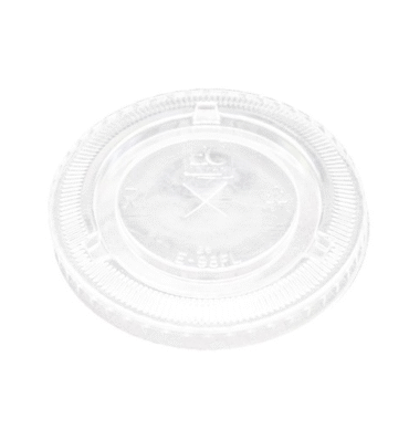 98mm Flat PET Cup Lid - 1000pcs