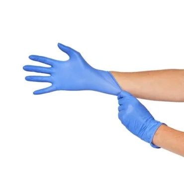 Blue Powder Free Nitrile Glove L (100pcs) - 1 Box