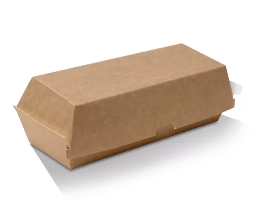 Kraft Brown Hot Dog Box - 200pcs