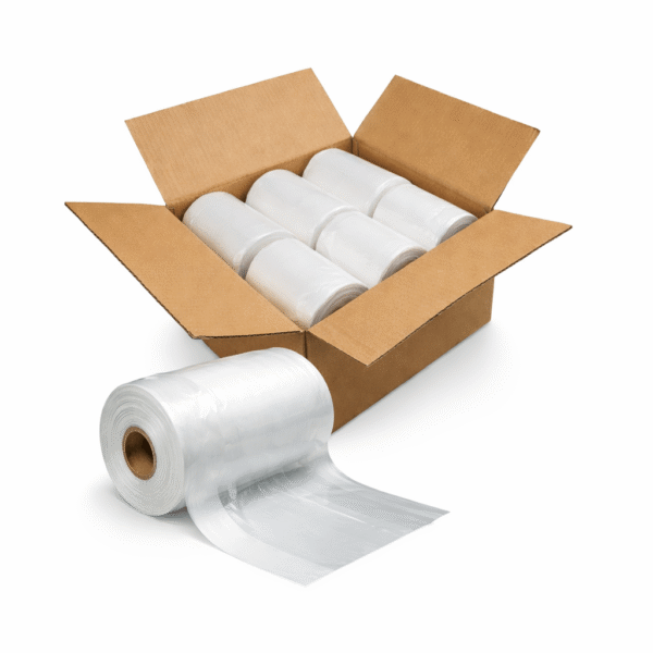 Product Roll Clear Bags- 1 Carton (6 rolls)