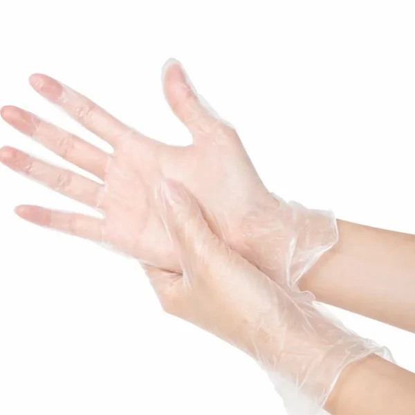 Clear Vinyl Glove Powder Free L (100pcs) - 1 Box