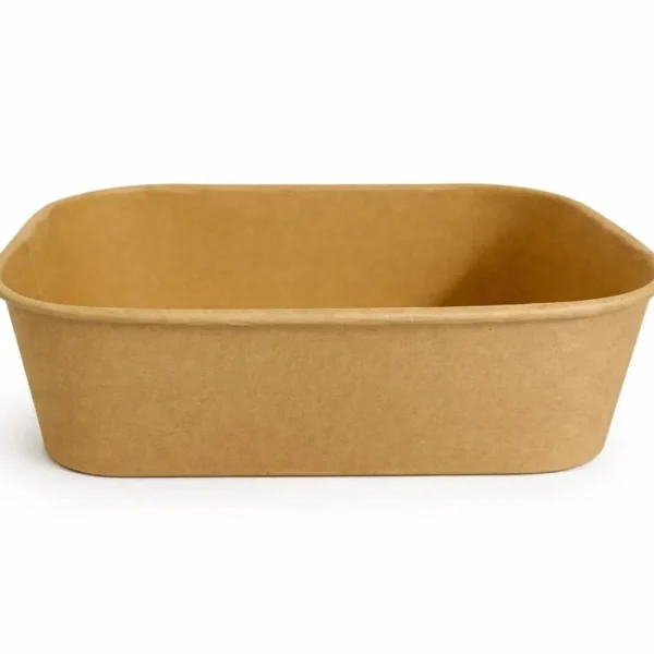 Brown Kraft 500ml Rectangular Container