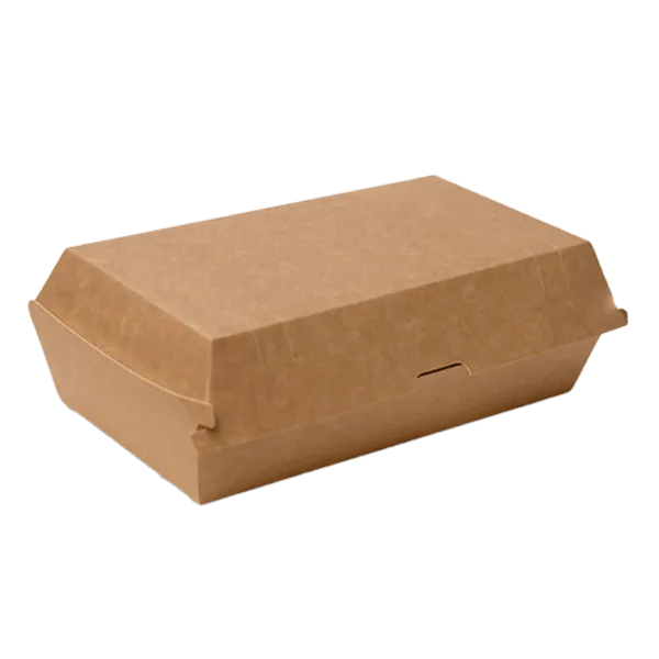 Premium Brown Soft Kraft Large Snack Box 250pcs