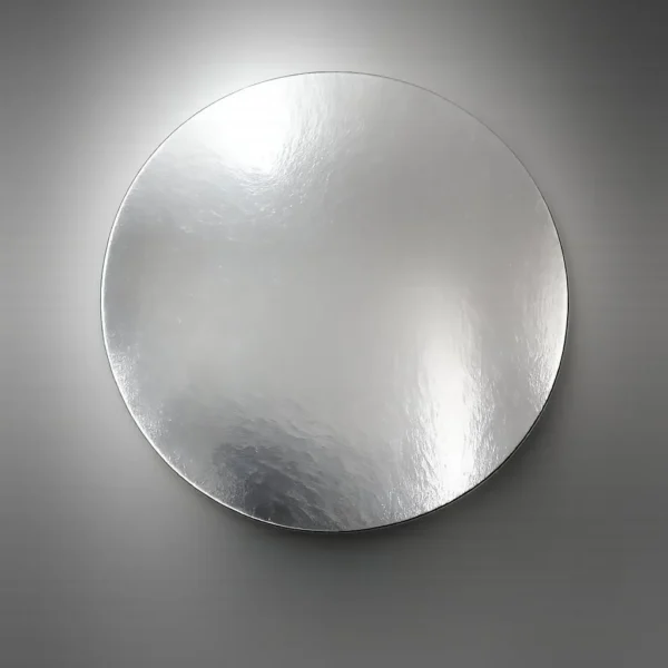 Cake Base Silver 12 inch Round 300mm 50Pk